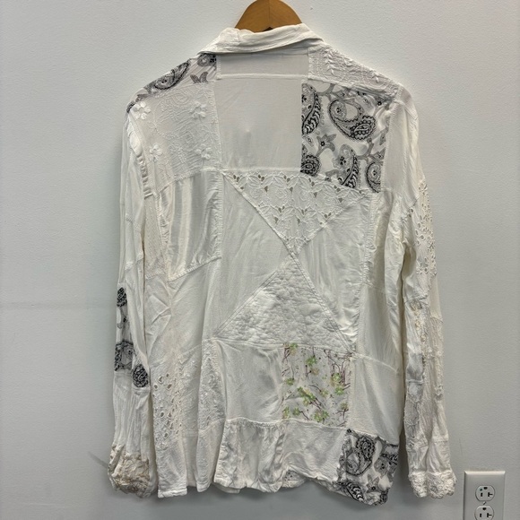 Vintage Ghost by Andrea Sargeant Patchwork Blouse - Picture 11 of 11